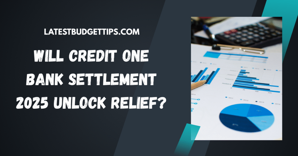 Credit One Bank Settlement 2025