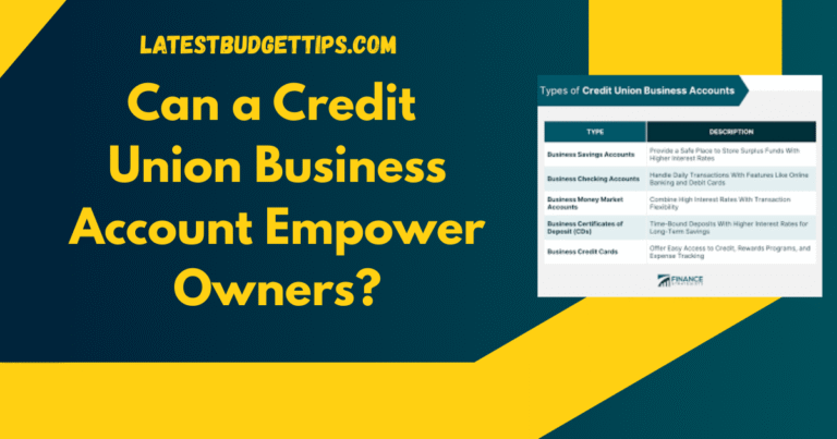Credit Union Business Account